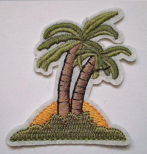  - Nažehľovačka Palmy 6,4x5,3cm  (NZ115) - 12468641_