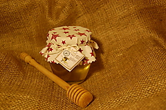 Včelie produkty - Vianočná textília na medík - 12471435_