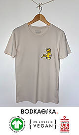 Topy, tričká, tielka - Vianočné tričko MACKO MEDÍK (UNISEX) - 12472531_