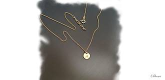 Náhrdelníky - Strieborný 925 pozlacený náhrdelník Personal Alphabeth - 12477859_