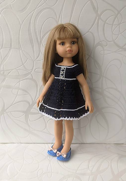  - Šaty pre bábiku Paola Reina 32cm - 12477148_