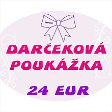 Darčekové poukážky - Elektronická darčeková poukážka (24 EUR) - 12474147_