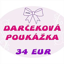 Darčekové poukážky - Elektronická darčeková poukážka (34 EUR) - 12474151_