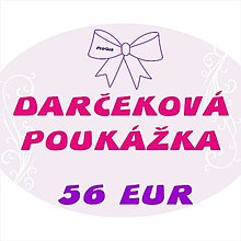 Darčekové poukážky - Elektronická darčeková poukážka (56 EUR) - 12474153_