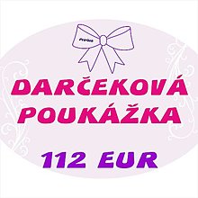 Darčekové poukážky - Elektronická darčeková poukážka (112 EUR) - 12474159_