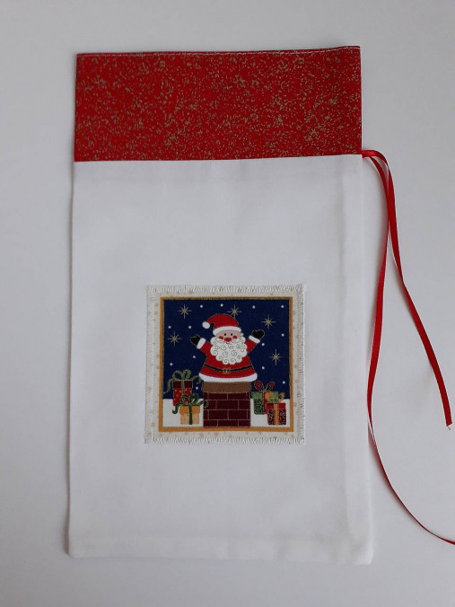 Úžitkový textil - Vrecúško - Vianoce - 12481013_