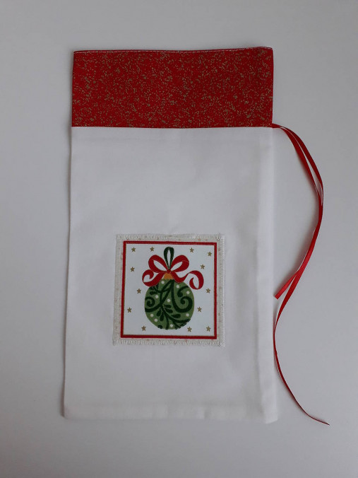 Úžitkový textil - Vrecúško - Vianoce - 12481031_