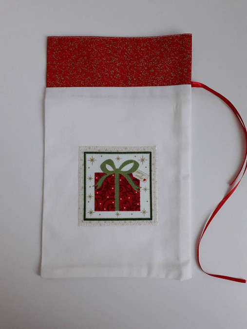 Úžitkový textil - Vrecúško - Vianoce - 12481052_