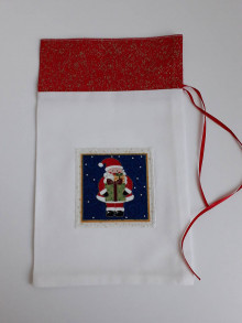Úžitkový textil - Vrecúško - Vianoce - 12481002_