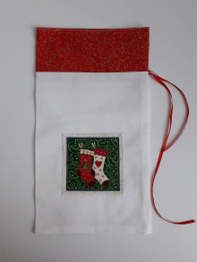 Úžitkový textil - Vrecúško - Vianoce - 12481059_