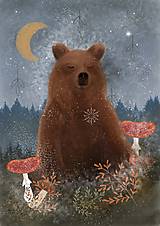 Grafika - Maco -Artptint z ilustrácie o medveďovi - 12479259_