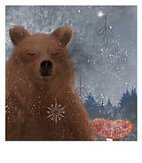 Grafika - Maco -Artptint z ilustrácie o medveďovi - 12479261_