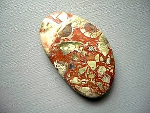 Minerály - Placka - jaspis rainforest 46 mm, č.2f - 12487900_