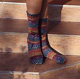 Ponožky, pančuchy, obuv - Vlnené ponožky, aby nôžkam zima nebola - 12492804_