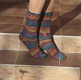 Ponožky, pančuchy, obuv - Vlnené ponožky, aby nôžkam zima nebola - 12492805_