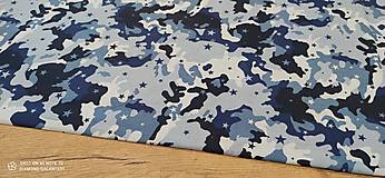 Textil - Bavlnená látka - Maskáč hviezdičkový - šírka 220 cm- cena za 10 centimetrov  - 12492976_
