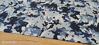Textil - Bavlnená látka - Maskáč hviezdičkový - šírka 220 cm- cena za 10 centimetrov - 12492977_