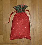 Úžitkový textil - Mikulášske/vianočné vrecúška na drobnosti (rozmer cca 30 x 17,50 cm) - 12492531_