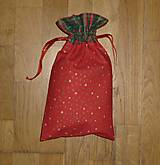 Úžitkový textil - Mikulášske/vianočné vrecúška na drobnosti (rozmer cca 30 x 17,50 cm) - 12492532_