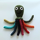 Hračky - Zelená  chobotnička - 12491631_