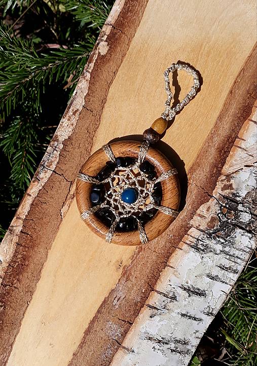 Dekorácie - Wood mandala pokoja a istoty - 12491673_