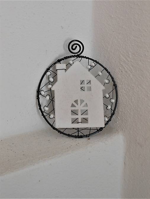 Dekorácie - Zimní domeček - 12497217_
