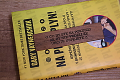 Papiernictvo - Drevená Motivačná záložka Wood Bookmarks (Motivačná záložka ver. 5) - 12496739_