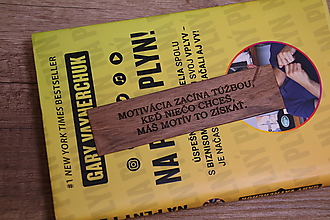 Papiernictvo - Drevená Motivačná záložka Wood Bookmarks (Motivačná záložka ver. 3) - 12496605_