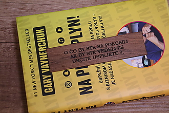 Papiernictvo - Drevená Motivačná záložka Wood Bookmarks (Motivačná záložka ver. 5) - 12496739_