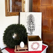 Nábytok - Vianočný box  (Vianočný venček č.1) - 12501935_