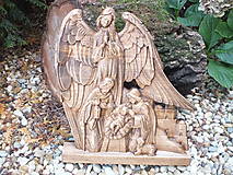 Dekorácie - Svätá rodina s anjelom - 12503582_