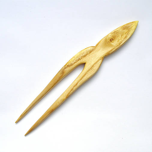 Ozdoby do vlasov - Drevená ihlica do vlasov - agátová - 12500505_