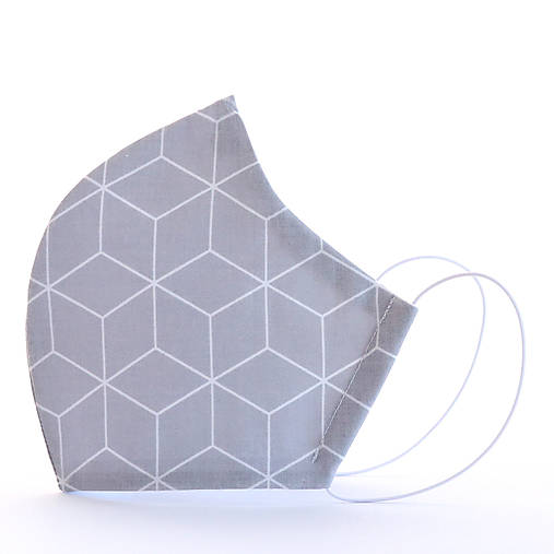  - Dizajnové ergonomické rúško - origami - 12505282_