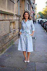 Šaty - Košeľové šaty STRIPES blue (XS, S, M, L, XL) - 12506222_