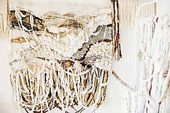 Dekorácie - Ručne tkaná vlnená tapiséria PUTO - 12513632_