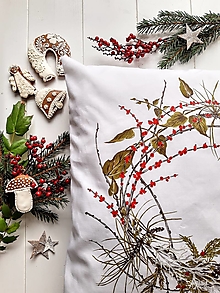 Úžitkový textil - Vankúš vianoce - 12511446_