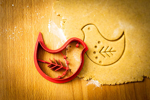 Príbory, varešky, pomôcky - Vykrajovačka Vtáča 2 - 0384 - 12512030_