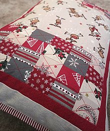 Úžitkový textil - Vianočný vankúš - 12517522_