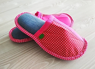 Ponožky, pančuchy, obuv - Ružové popletené 39 - 12515753_