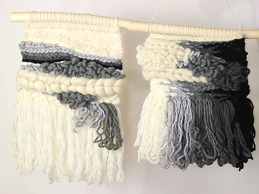 REZERVOVANA Ručne tkaná vlnená tapiséria