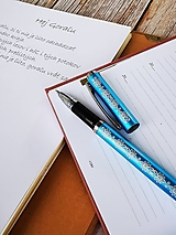 Hej Goraľu - elegantné pero (Tyrkysová)
