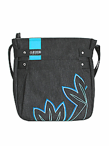 Veľké tašky - taška BLUE leaf - 12523890_