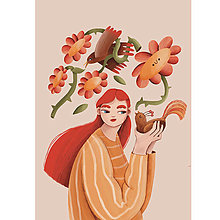 Grafika - Pipka z dediny - 12527221_