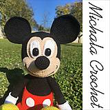 Návody a literatúra - Háčkovaný Mickey Mouse - návod - 12528498_