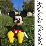 Návody a literatúra - Háčkovaný Mickey Mouse - návod - 12528500_