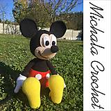 Návody a literatúra - Háčkovaný Mickey Mouse - návod - 12528502_
