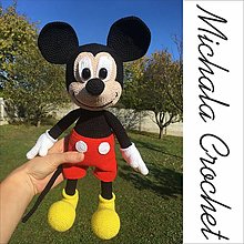 Návody a literatúra - Háčkovaný Mickey Mouse - návod - 12528499_