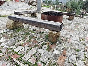 Nábytok - Lavička do zahrady - 12530579_