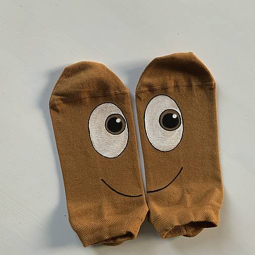 Maľované ponožky s očami (sada 6 párov)