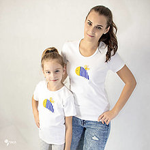 Topy, tričká, tielka - Včielka - dámske a detské tričko /body - 12537550_